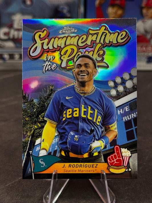 2024 Topps Chrome - Summertime in the Park Julio Rodriguez #SITP-7