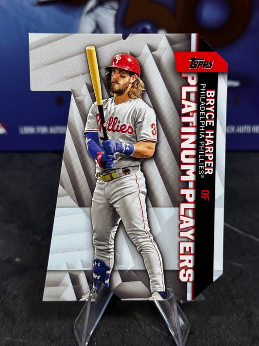 2021 Topps - Topps Platinum Players Die-Cuts Bryce Harper #PDC-31