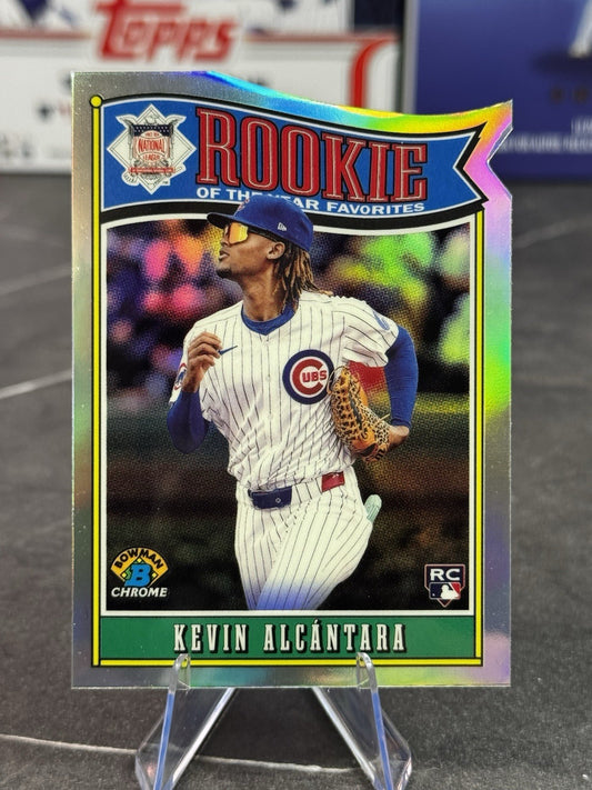 2025 Bowman Chrome - Kevin Alcantara Rookie Of The Year Favorites #ROY-15 Cubs