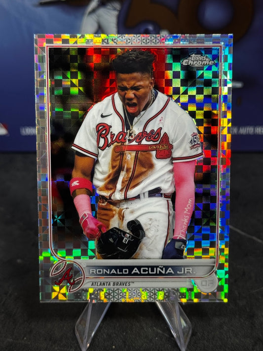 2022 Topps Chrome - Ronald Acuña Jr. #165 X-Fractor
