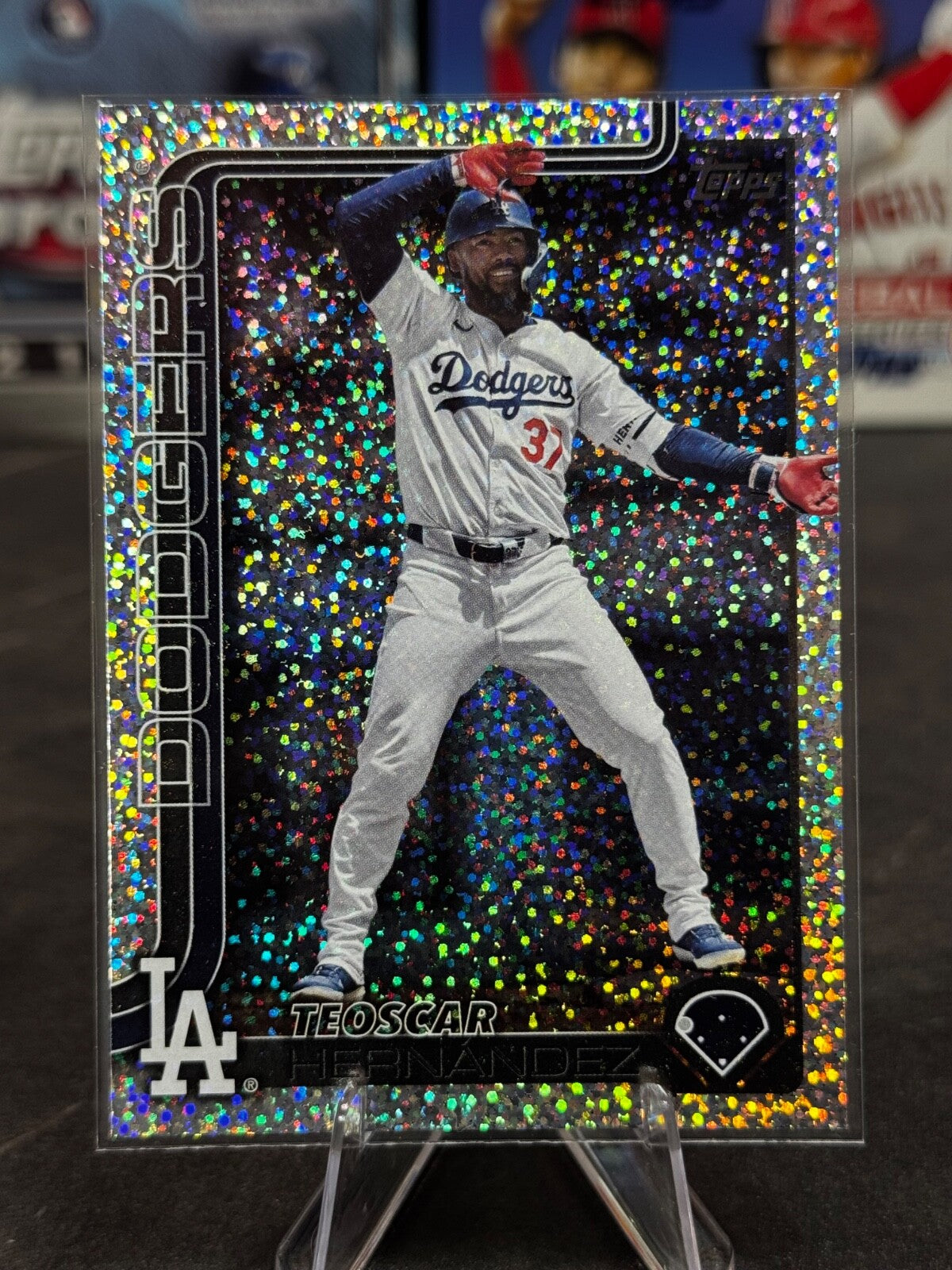 2025 Topps Celebration - Teoscar Hernandez #176 Confetti Sparkle