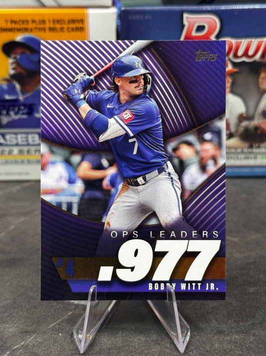 2025 Topps Series 2 - OPS Bests #OPS-4 Bobby Witt Jr.