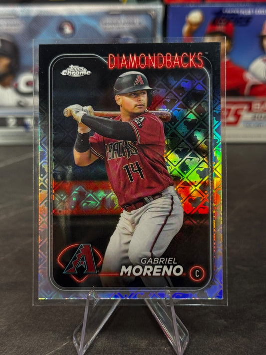 2024 Topps Chrome - Gabriel Moreno #21 Logofractor
