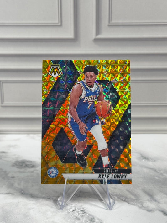 2024-25 Panini Mosaic - Kyle Lowry #104 Reactive Yellow Prizm