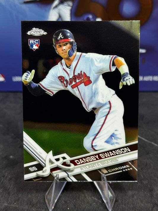 2017 Topps Chrome - Dansby Swanson Rookie #8 (RC)
