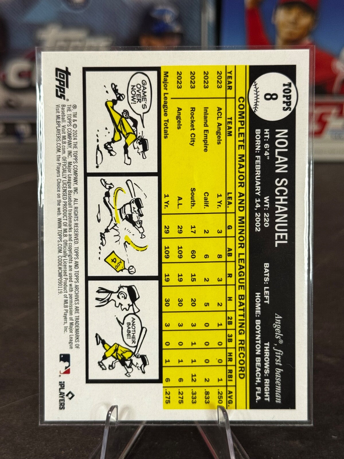 2024 Topps Archives - 1961 Topps Nolan Schanuel Rookie #8 (RC)