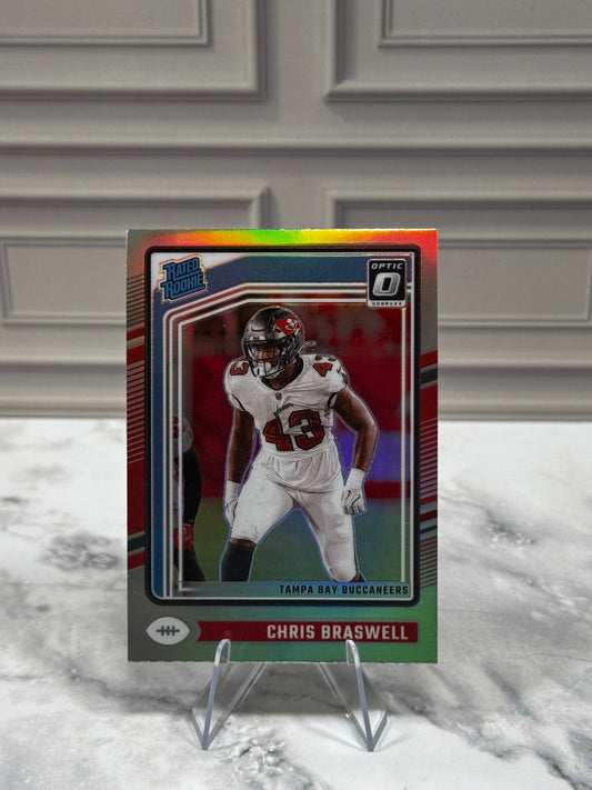 2024 Panini Select - Chris Braswell Rated Rookie #220 Silver Prizm (RC)