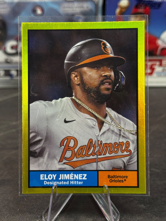 2024 Topps Archives - 1961 Topps Eloy Jimenez #86 Yellow Foilboard
