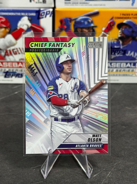 2024 Topps Stadium Club - Chief Fantasy Professionals Matt Olson #CFPRO-1