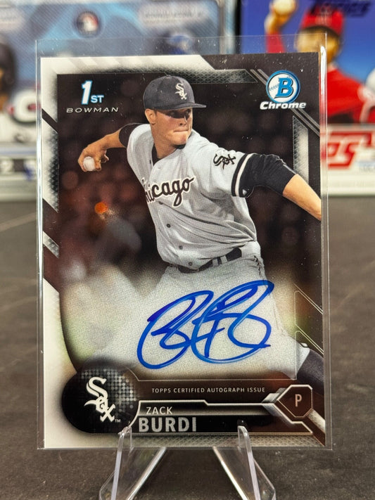 2016 Bowman Draft - Chrome Draft Pick Autographs Zack Burdi #CDA-ZB (AU, RC)