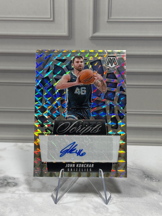 2023-24 Panini Mosaic - Scripts John Konchar #MS-KON (AU, RC)