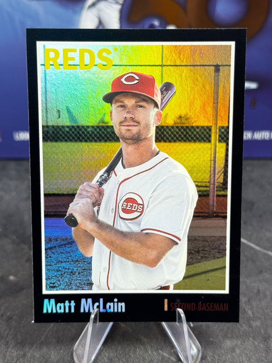 2024 Topps Archives - 1970 Topps Matt McLain #168 Black Foil