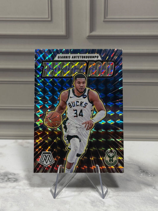 2024-25 Panini Mosaic - Thunder Road Giannis Antetokounmpo #9 Mosaic Prizm