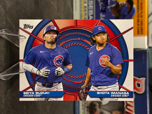 2025 Topps Series 2 - #DD-7 Dynamic Duos Seiya Suzuki/Shota Imanaga CUBS