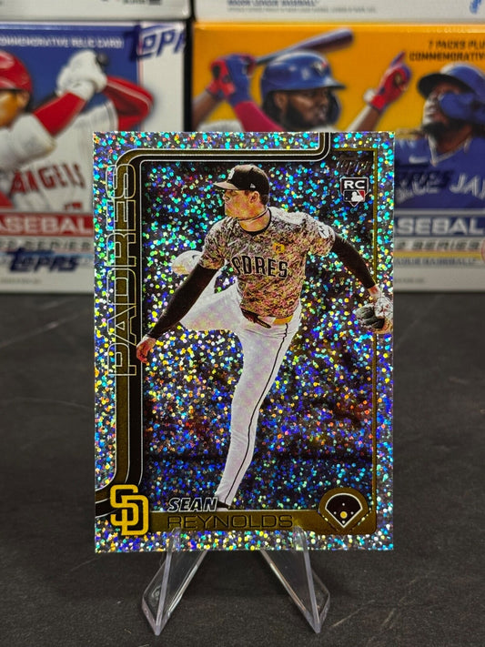 2025 Topps Series 1 - Sean Reynolds #246 Confetti Sparkle (RC)