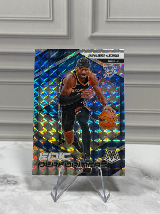 2024-25 Panini Mosaic - Epic Performers Shai Gilgeous-Alexander #6 Mosaic Prizm