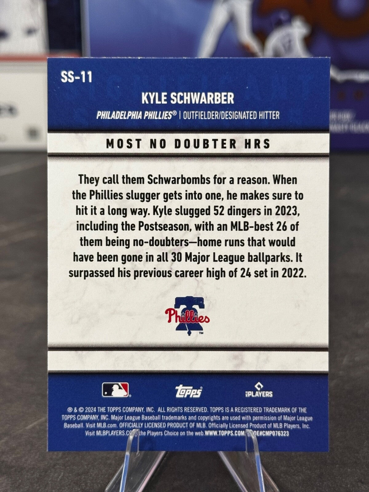 2024 Topps Series 2 - Significant Statistics Kyle Schwarber #SS-11