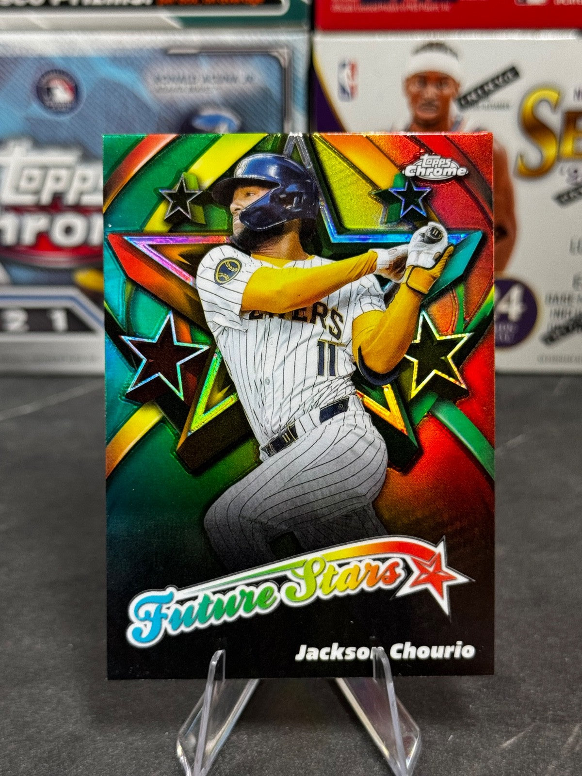 2025 Topps Chrome - #FS-4 Jackson Chourio Future Stars
