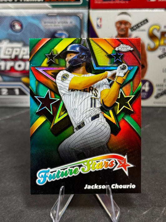2025 Topps Chrome - #FS-4 Jackson Chourio Future Stars