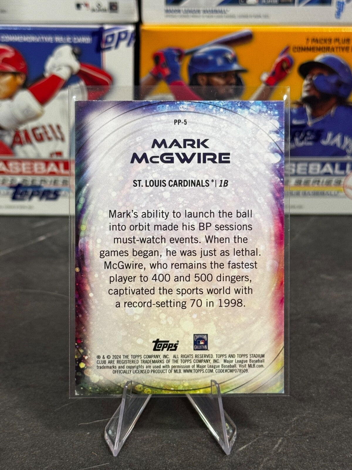 2024 Topps Stadium Club - Power Packed Mark McGwire #PP-5