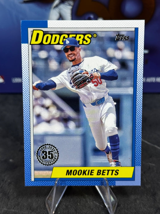 2025 Topps Series 1 - 1990 Topps Baseball Mookie Betts #T90-60