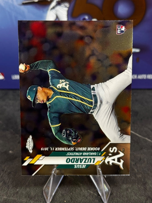 2020 Topps Chrome Update Series - Rookie Debut Jesus Luzardo #U-56 (RC)