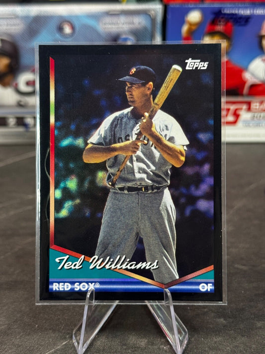 2024 Topps Archives - 1994 Topps Ted Williams #202 Black Foilboard