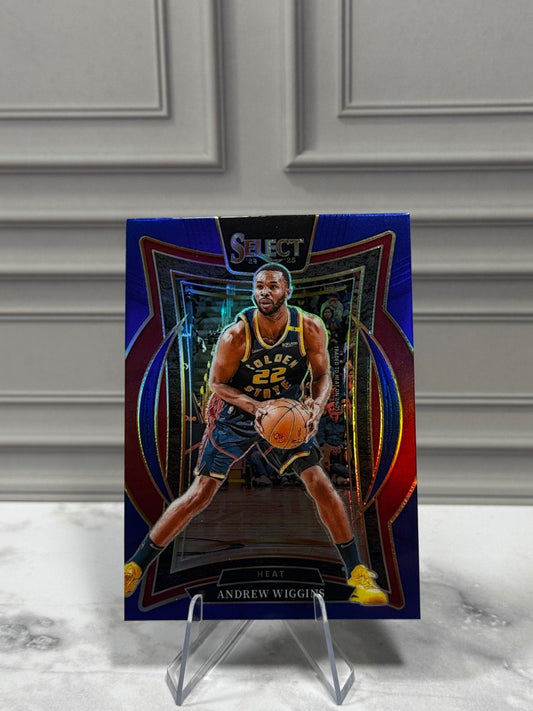 2024-25 Panini Select - Concourse Andrew Wiggins #5 Blue Prizm