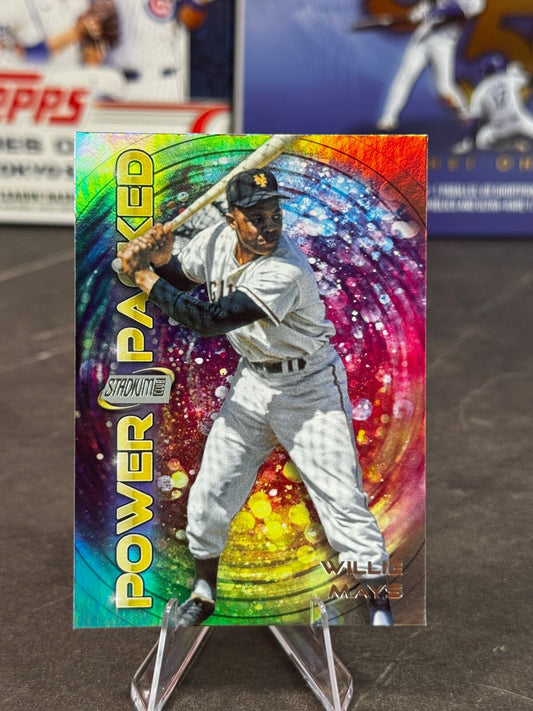 2024 Topps Stadium Club - Power Packed Willie Mays #PP-3