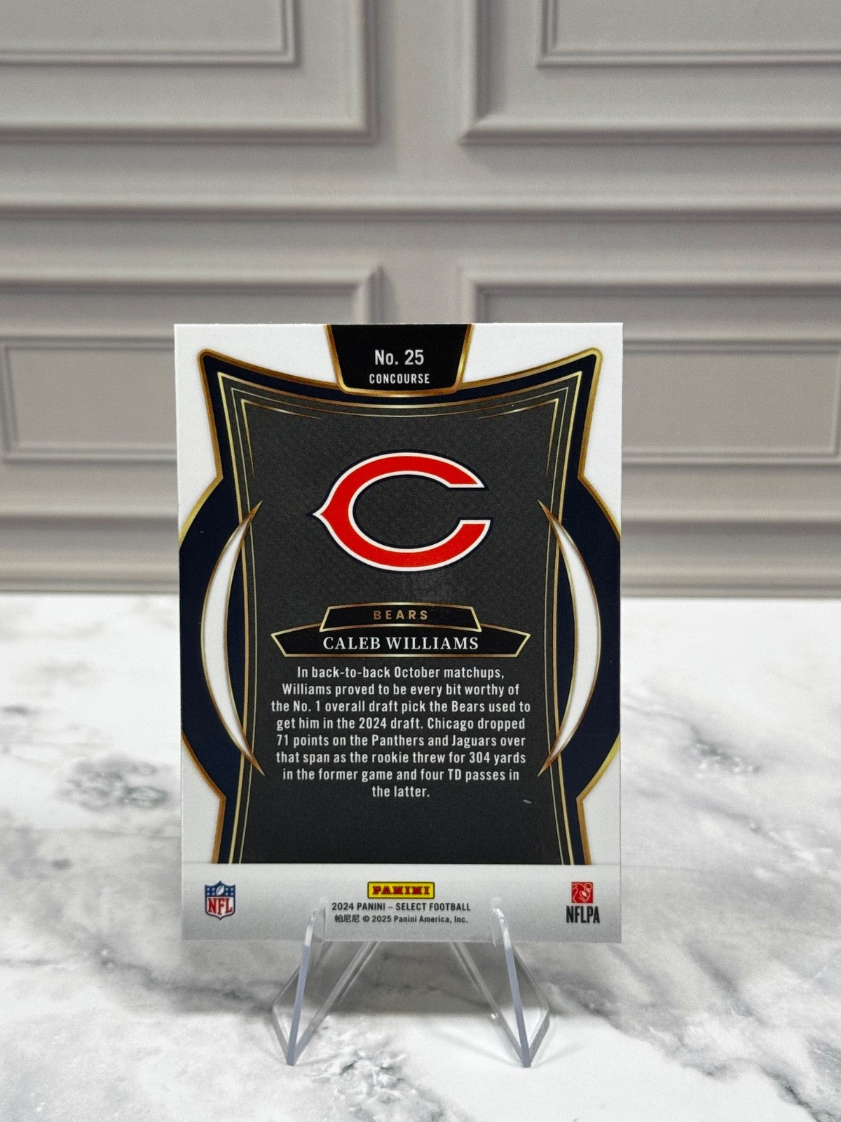 2024 Panini Select - Concourse Caleb Williams #25 (RC)