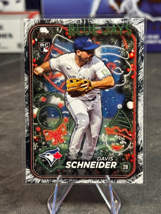 2024 Topps Holiday - Davis Schneider #H132 (RC)