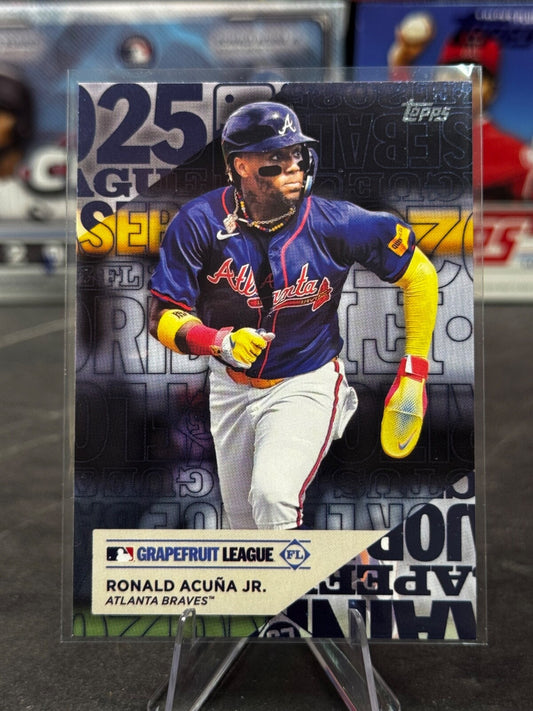 2025 Topps Series 1 - Training Grounds Ronald Acuña Jr. #TG-16