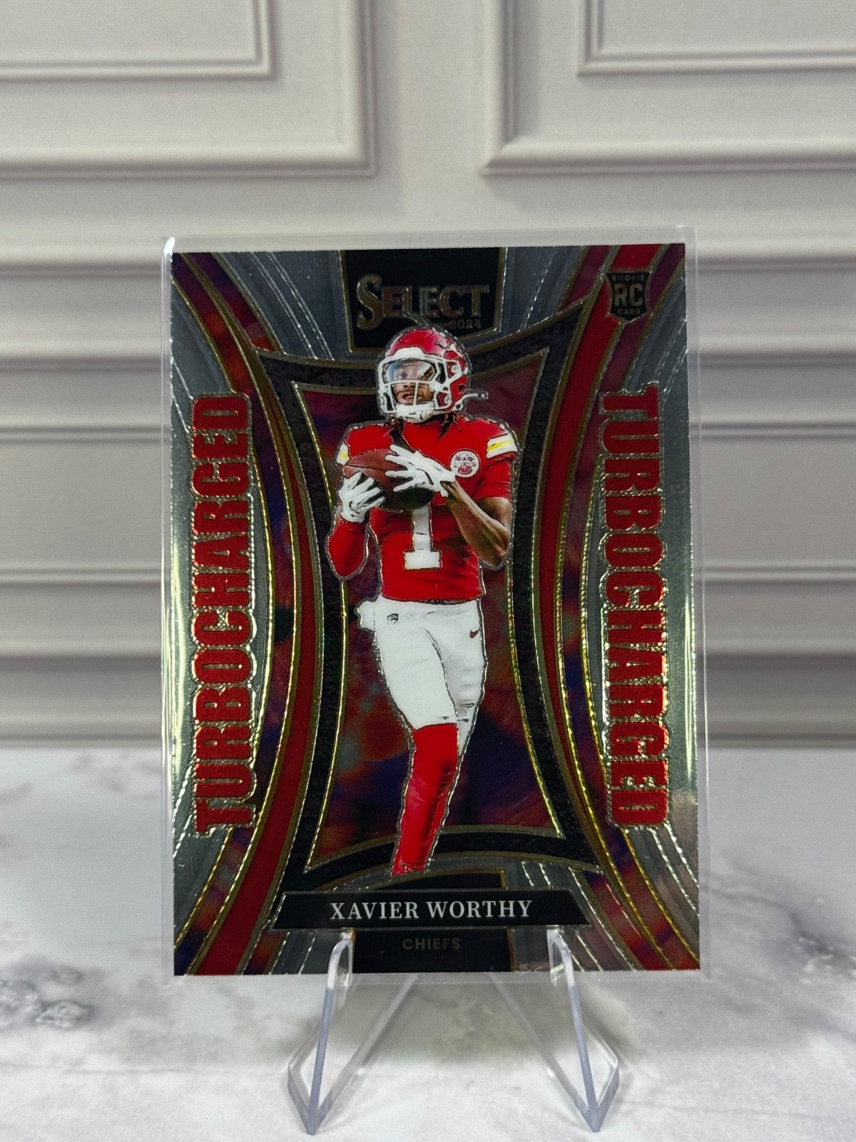 2024 Panini Select - Turbocharged Xavier Worthy #14 (RC)