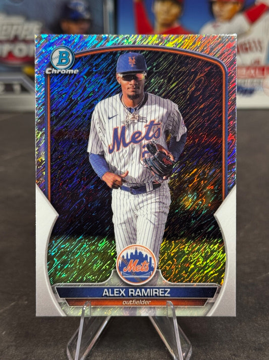 2023 Bowman Chrome - Prospects Alex Ramirez #BCP-211 Shimmer Refractor (RC)
