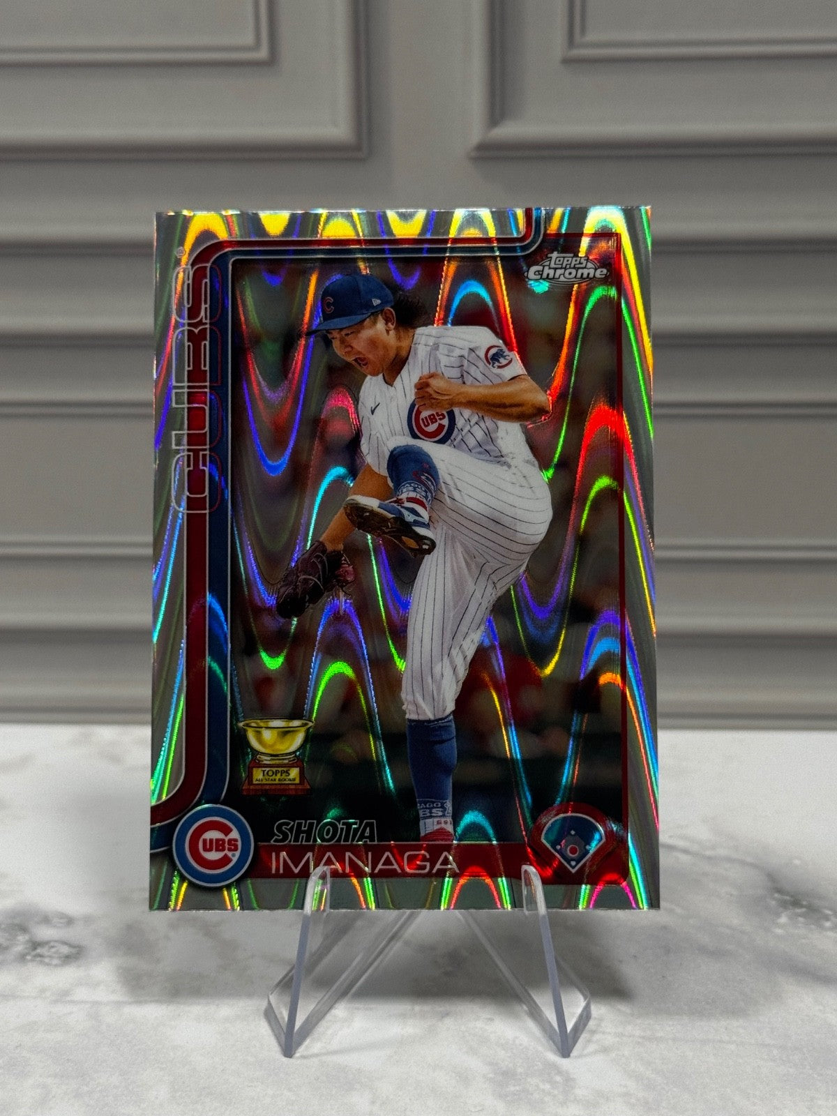 2025 Topps Chrome - Shota Imanaga Rookie Cup #149 RayWave Refractor