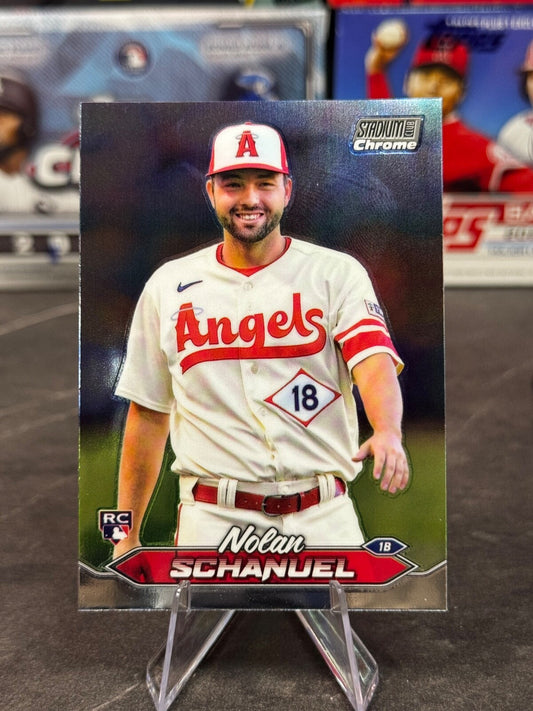 2024 Topps Stadium Club - Nolan Schanuel #42 Chrome (RC)