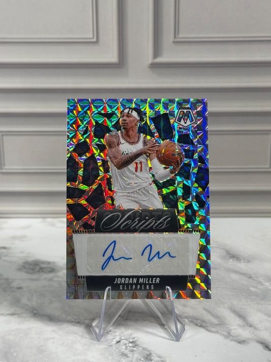 2024-25 Panini Mosaic - Scripts Rookie Auto Jordan Miller #MS-JML (AU, RC)