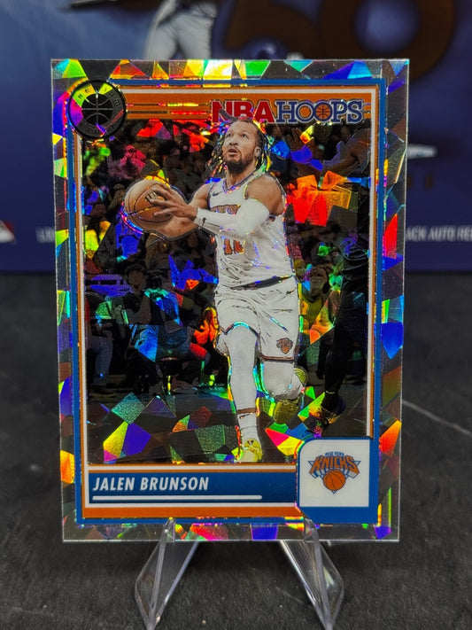 2023-24 Panini Nba Hoops Premium Stock - Jalen Brunson #242 Ice Prizm