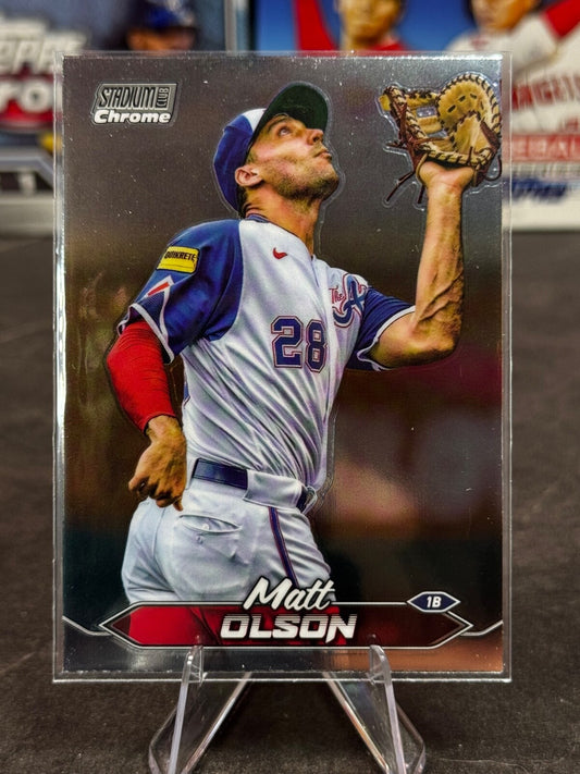 2024 Topps Stadium Club - Matt Olson #57 Chrome