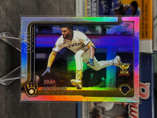2025 Topps Series 2 - #Jackson Courio Rookie Cup Rainbow Foil BREWERS