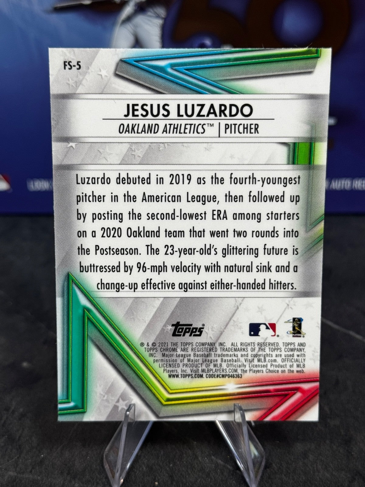 2021 Topps Chrome - Future Stars Jesus Luzardo #FS-5