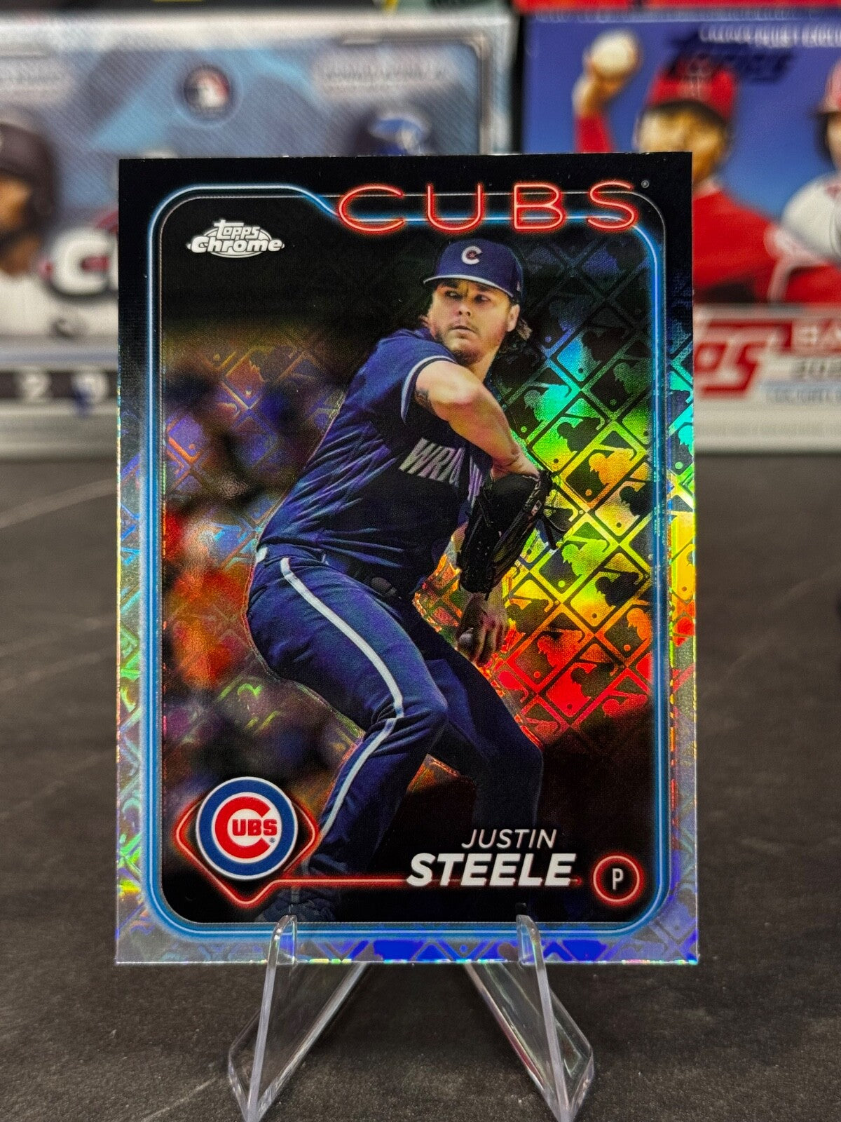 2024 Topps Chrome - Justin Steele #258 Logofractor
