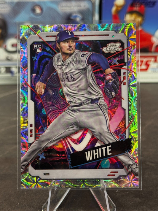 2024 Topps Cosmic Chrome - Owen White #26 Nucleus Refractor (RC)