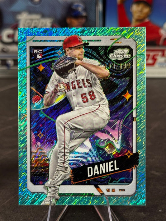 2024 Topps Cosmic Chrome - Davis Daniel #103 Aqua Equinox Refractor /199 (RC)