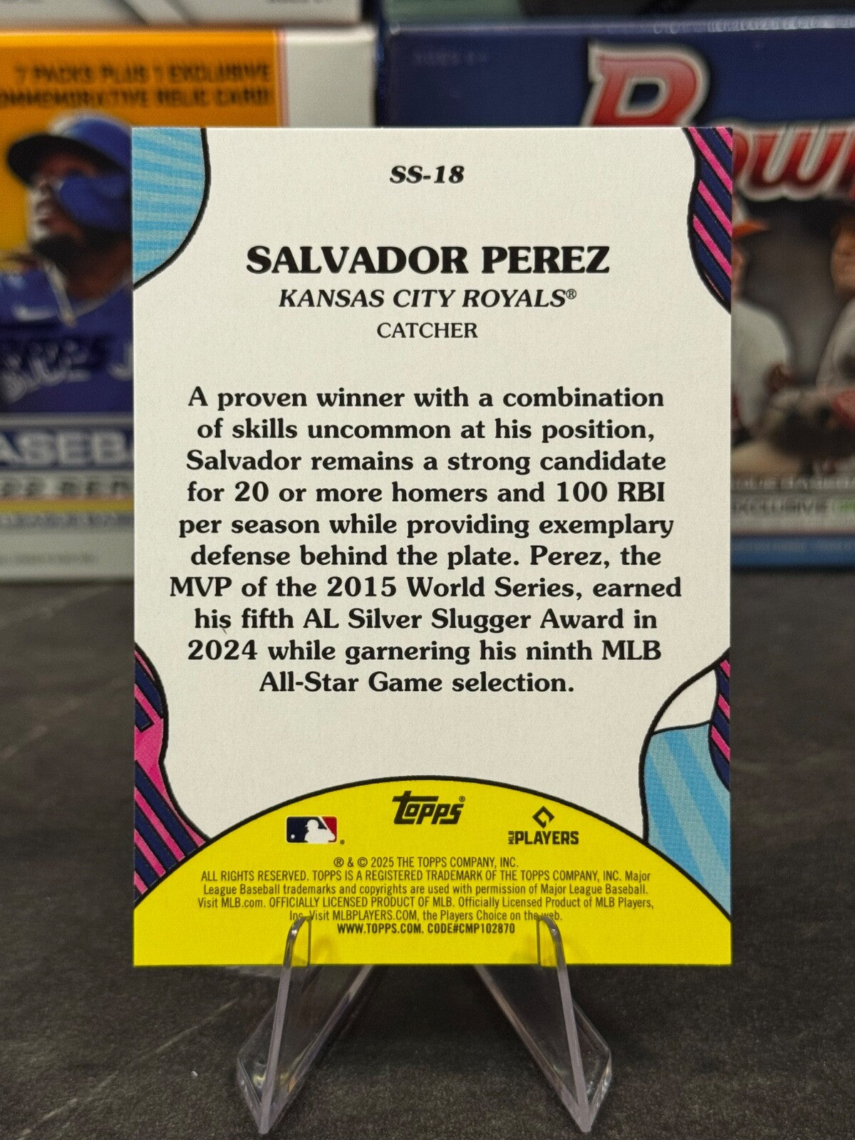 2025 Topps Series 2 - Summer Superstars #SS-18 Salvador Perez