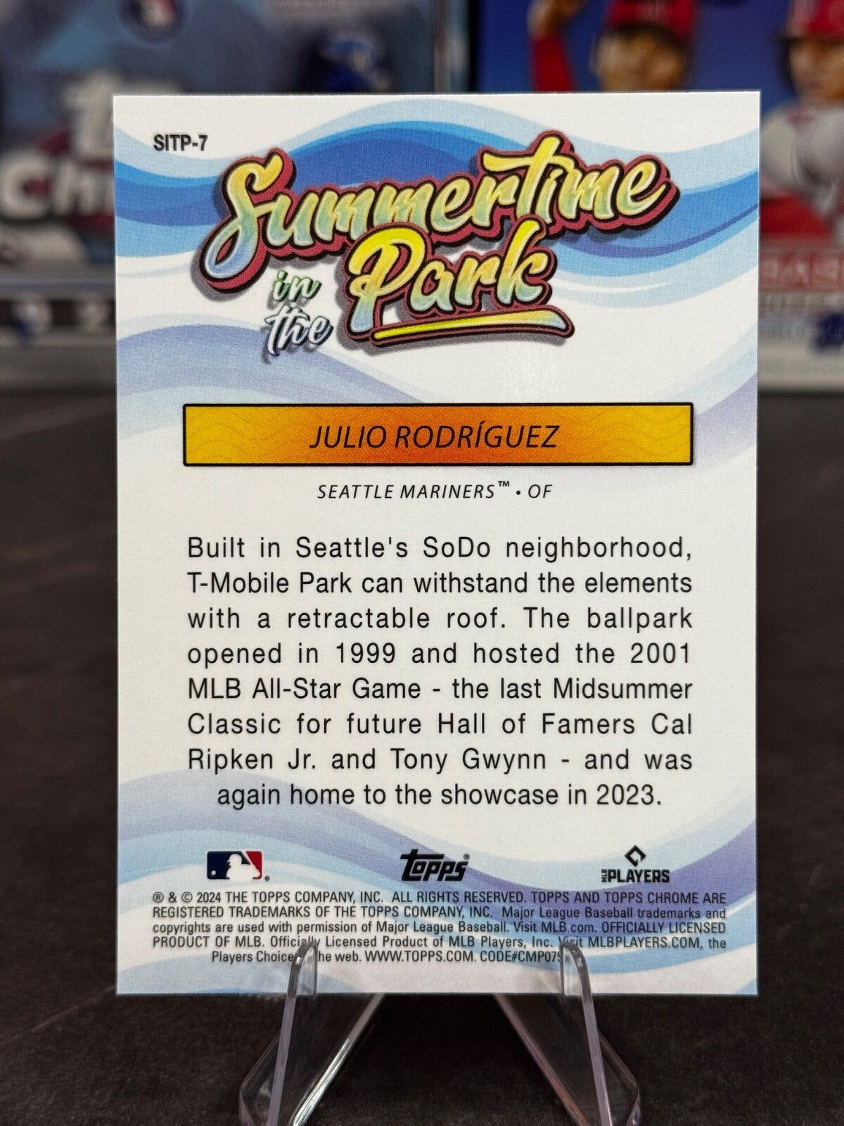 2024 Topps Chrome - Summertime in the Park Julio Rodriguez #SITP-7