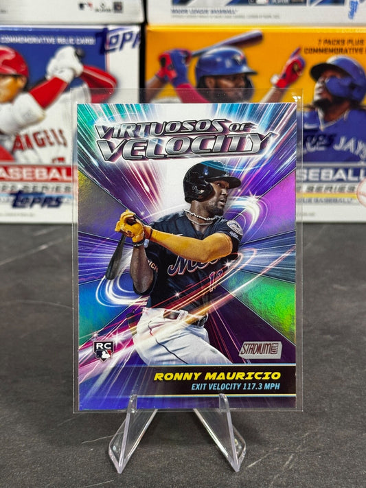 2024 Topps Stadium Club - Virtuosos of Velocity Ronny Mauricio #VV-22 (RC)