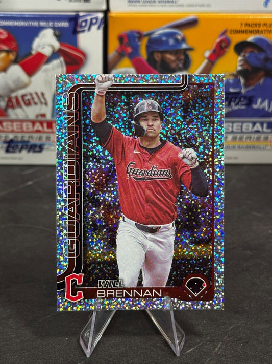 2025 Topps Series 1 - Will Brennan #240 Confetti Sparkle