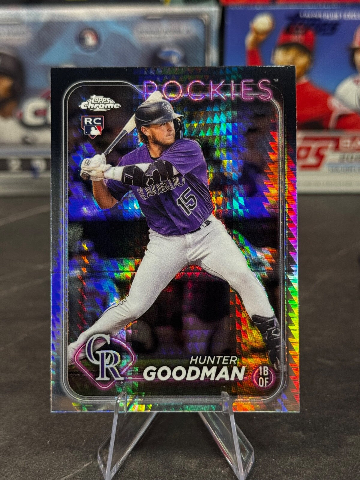 2024 Topps Chrome - Hunter Goodman #99 X-Fractor (RC)