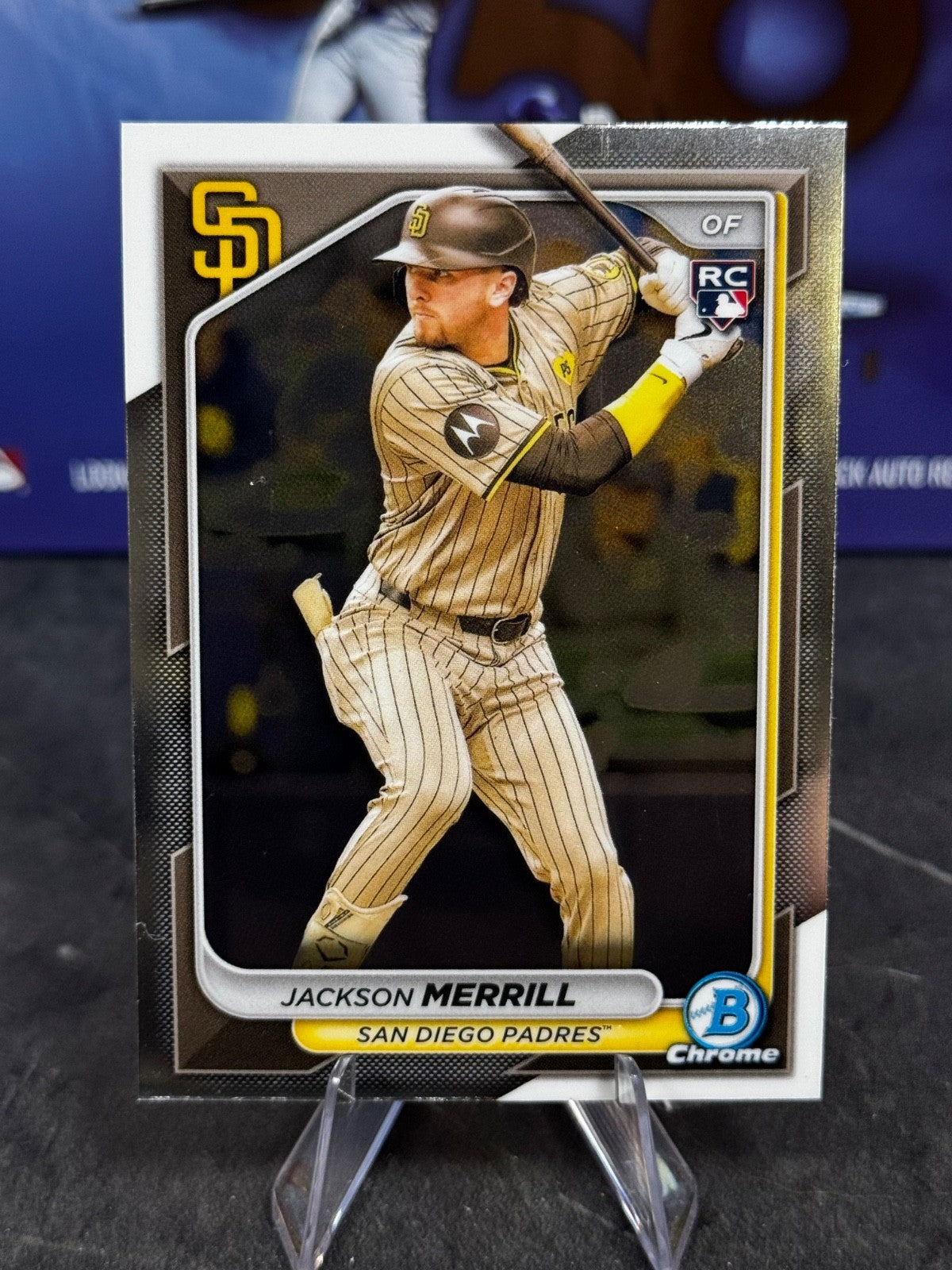 2024 Bowman Chrome - #27 Jackson Merrill Rookie (RC)